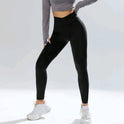 New High Waist Elastic Cross Waist Sports Running Leisure Yoga Pants