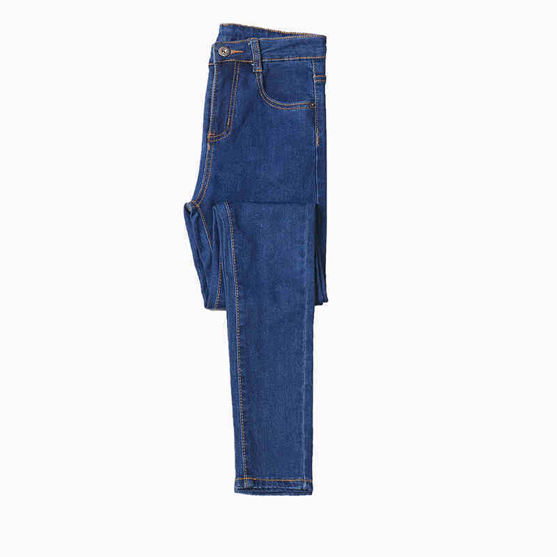 Women's Stretch Jeans With High Waist And Pencil Pants