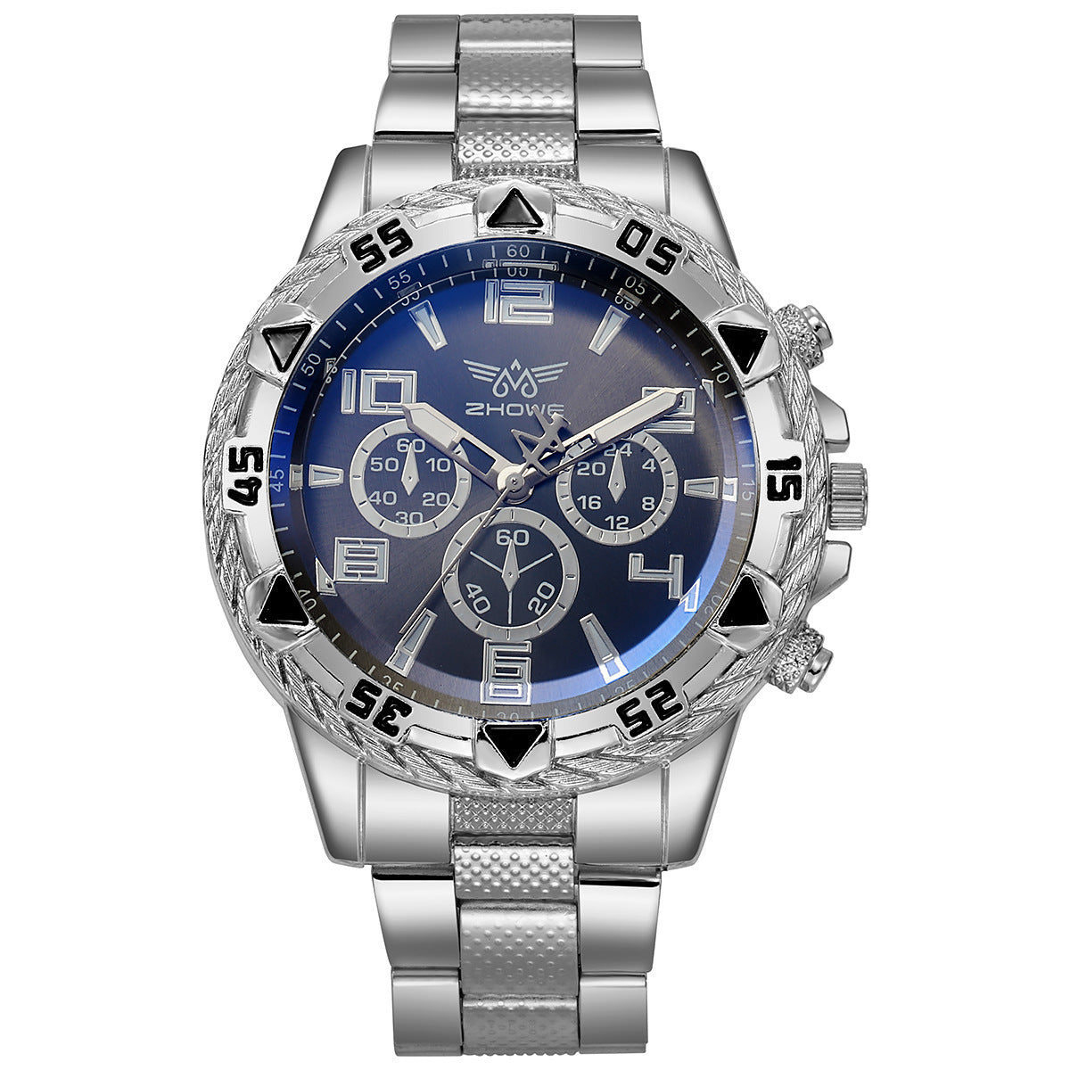 Fake Three-eye Casual Steel Watch Alloy Fashion