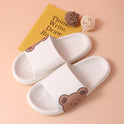 Cute Bear Slippers Summer Beach Shoes Bathroom Slippers