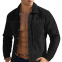 Men's Heavy Corduroy Shirt Long Sleeve Shirt