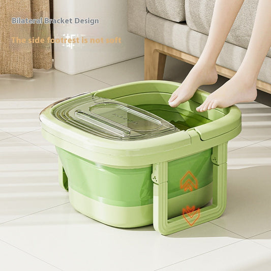 Folding And Portable Foot Soaking Bucket Deep And Comfortable For The Calf