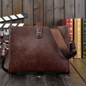 Men's Shoulder Messenger Bag Korean Style Casual Horizontal Retro