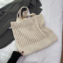 Women's Hollow Knitted Large Capacity Shoulder Bag