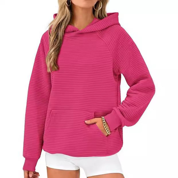 Women's Long Sleeve Hooded Fashion Tops