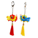 Creative Year Of The Dragon Backpack Keychain Charm