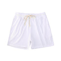 Pocket Drawstring Solid Color Beach Shorts Men