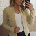 Small Suit Long Sleeve Cardigan Jacket Top