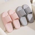 Summer Slipper Indoor House Shoes For Men Women Couples Solid Color Rhombus Striped Non-slip Bathroom Slippers