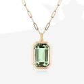 Zircon Pendant Clip Chain Jewelry