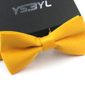 Matte Men's Solid Color Wedding Bow Tie Gentleman Polyester