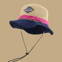 Outdoor Sports Color Matching Bucket Hat Foldable Quick-drying Summer