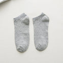 Men's Boat Socks Polyester Cotton Breathable Invisible Boat Socks Men's Solid Color