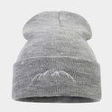 Peak Embroidery Sleeve Cap Trendy Outdoor Fashion Personalized Warm Keeping Beanie Hat