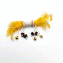 Cat Toys Colored Feathers Galls Fruit Bells Combination Inflated Ego Interactive Molars Gnawing Cat Supplies