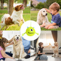 Dog Toys With Sound Interactive Teething Toy Ball Multifunctional Flexible Ball Toy Soft Puppy Toy For Teeth Cleaning Exercise