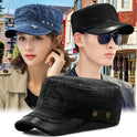 Hat Men's Korean Washed-out Denim Embroidery Military Cap Outdoor Sunshade