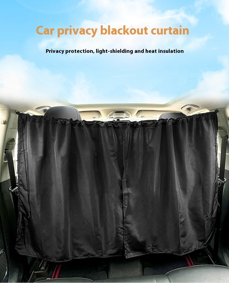 Sun Protection Heat Insulated Sunshade Car Front And Rear Privacy Partition Curtain