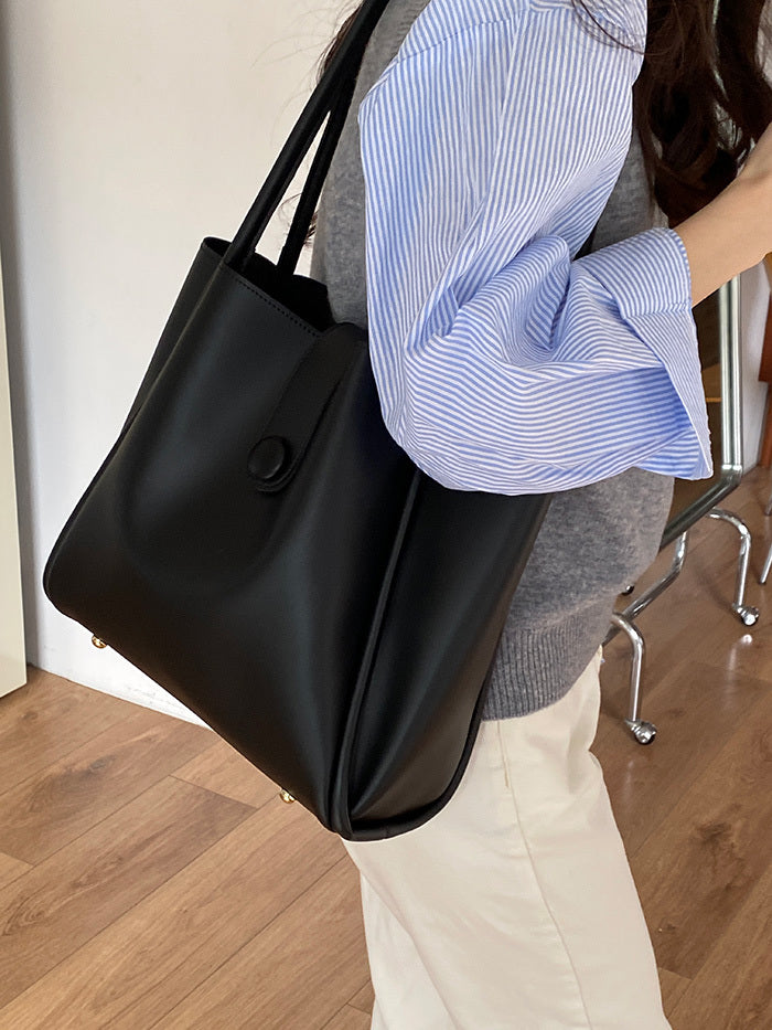 Retro One-shoulder High-grade Fashion Work Commuter Tote