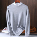 Round Neck Sweater Men's Loose Oversized Knit Bottoming Shirt