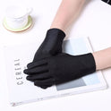 Summer style pearl pure color ladies gloves