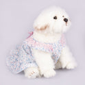 Dog Clothes Floral Pet Suspender Skirt