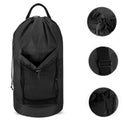 Sand-free Waterproof Oxford Cloth Drawstring Large Capacity Foldable Double-shoulder Travel Laundry Carrier