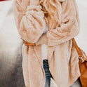 Long Sleeve Sweet Pockets Teddy Bear Coats