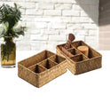 Seaweed Weaved Storage Basket Office Desktop Sundries Storage Basket