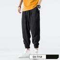 Linen loose casual knitted cropped quick-drying trousers