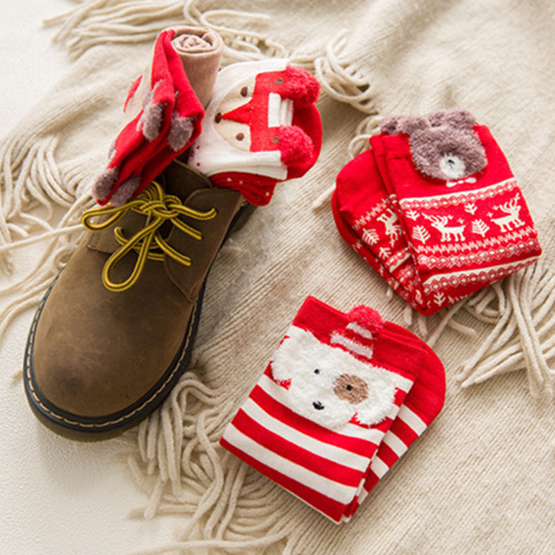 Christmas Cotton Socks For Red Lovers In This Year