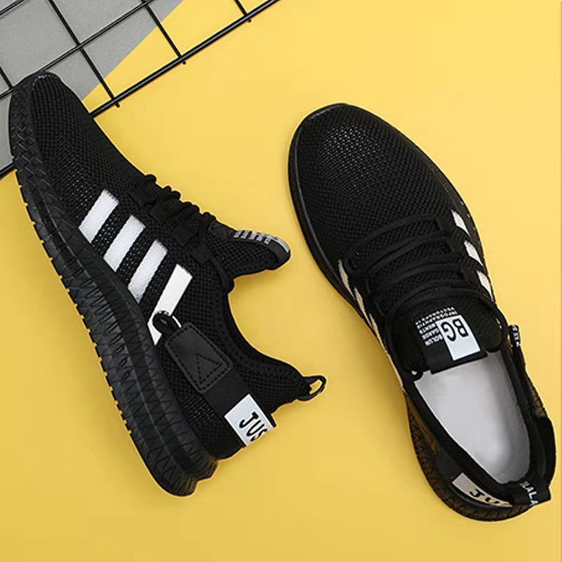 Men's Trendy Casual Sneakers Lace Up Cotton