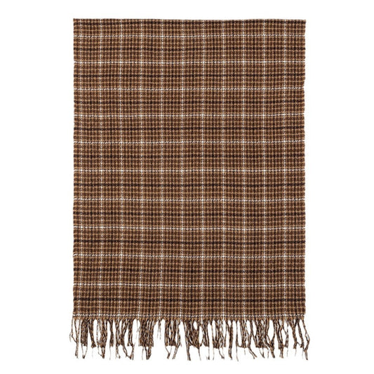 Men's And Women's Cashmere Plaid Tassel Scarf