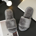 Home furnishing plush one-word plush slippers