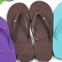 Summer explosions deer flip-flops flat sandals and slippers solid color ladies new couple candy color beach shoes