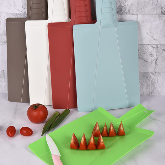 Creative Plastic Chopping Board Kitchen Gadget Foldable Plastic Cutting Practical Shovel Shaped Cutting Board