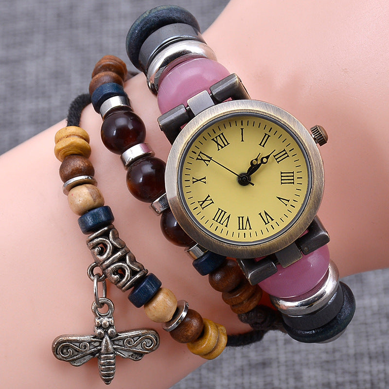 Vintage Craft Bracelet Watch Women's Fashion Twist