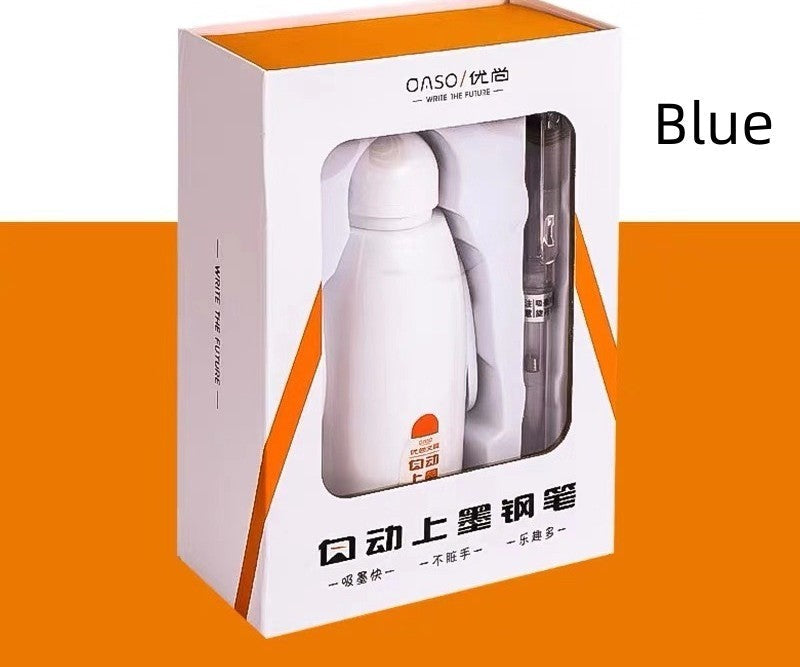 Youshang Big White Automatic Ink On Ink Blotting Pen Students