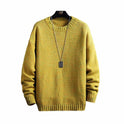 Men's Crew Neck Sweater Korean Style Trend Autumn