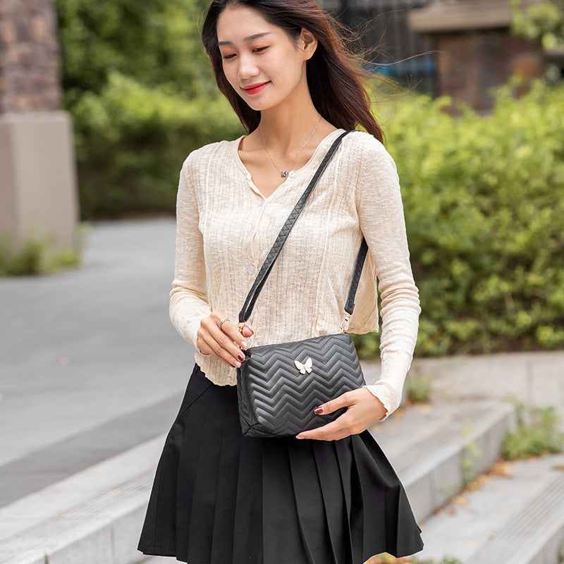 New Simple One-shoulder Crossbody Fashionable And Easy To Match Women's Bag