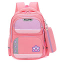 Waterproof Ultra-light Fabric Fashionable Large Capacity Spine Protection Burden Reduction Children's Bags