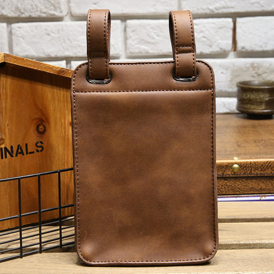 Multifunctional PU Leather Diagonal Waist Span Casual Korean Version