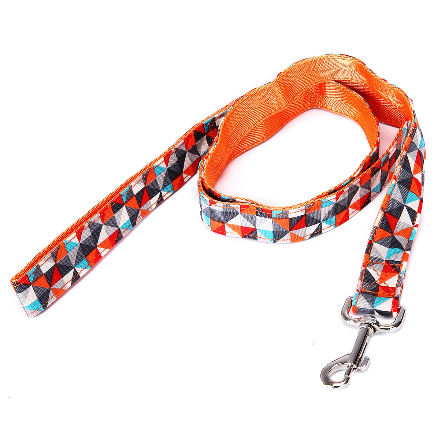 Christmas Pet Hand Holding Traction Rope Plaid Stripe Extension Strap