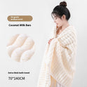 Lint-free Covered Thick Coral Fleece Candy Bar Bath Towel