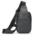 High Texture Casual Genuine Leather Men's Multi-functional Outdoor Crossbody Commuter Chest Bag