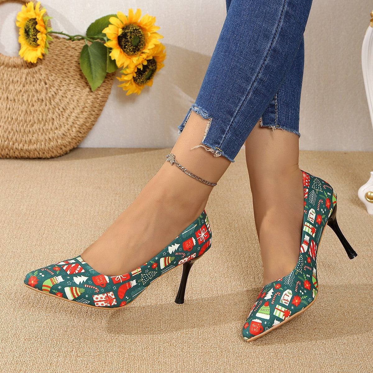 Women's Stiletto Heel Fashion Shoes