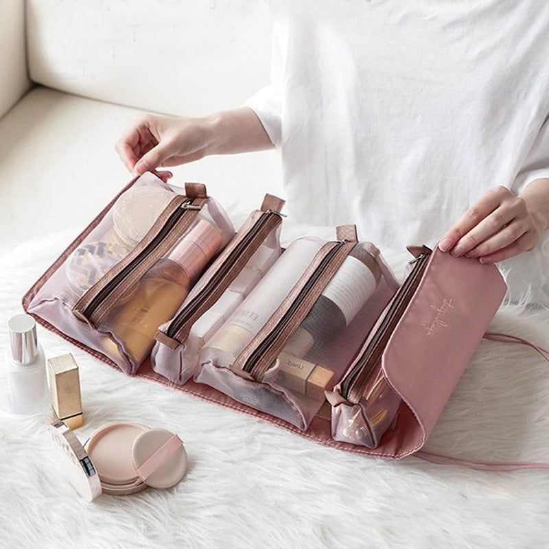 Split Four-in-one Cosmetic Multi-functional Travel Toiletry Bag