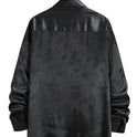 Men's Fashionable Jacquard Long Sleeved Shirt