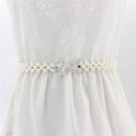 Women's Rhinestone Pearl Waist Chain Fashion Dress Decoration