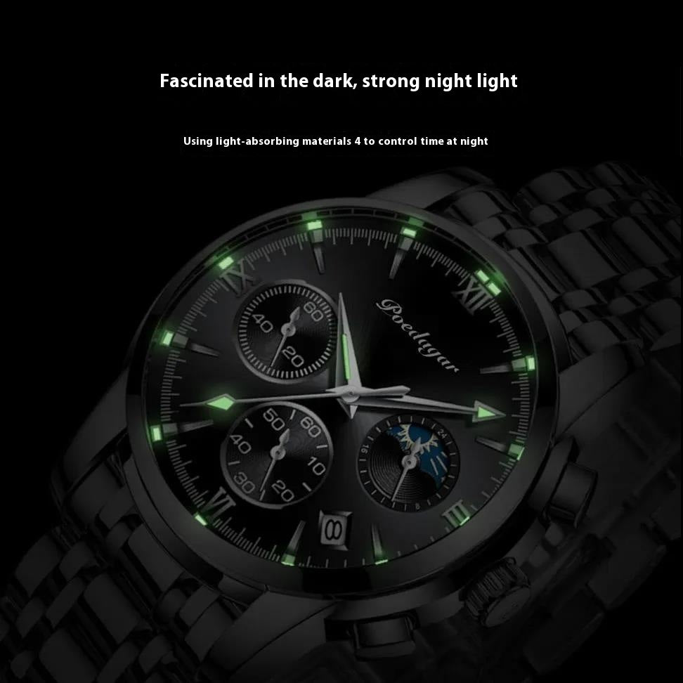 New Waterproof Luminous Multifunctional Men's Watch